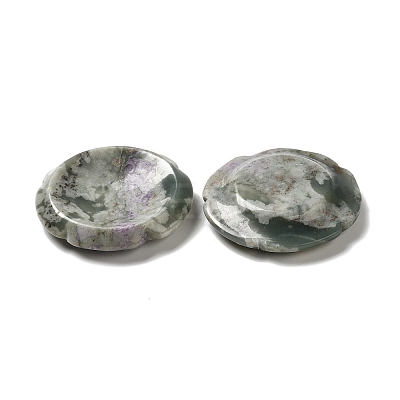 Natural Peace Jade Worry Stones G-E586-01-01-1