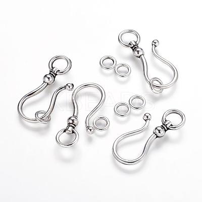 Tibetan Style S Hook Clasps LF5091Y-NF-1