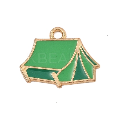 Camping Equipment Series Alloy Enamel Pendants X-FIND-Z064-04B-1
