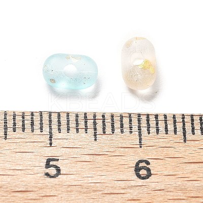 Gradient Color Transparent Frosted Acrylic Beads OACR-M023-06F-1