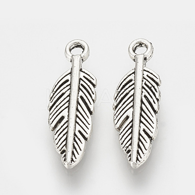Tibetan Style Alloy Pendants TIBEP-S317-10AS-RS-1