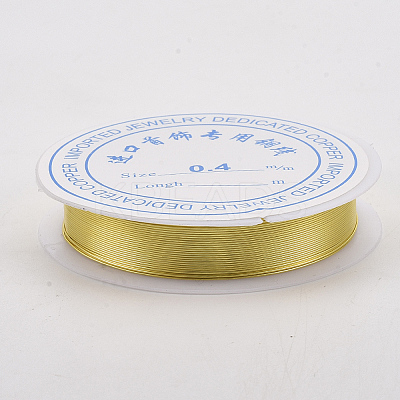 Round Copper Jewelry Wire CWIR-Q006-0.6mm-G-1
