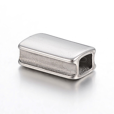 Tarnish Resistant 304 Stainless Steel Slide Charms STAS-F150-007P-1