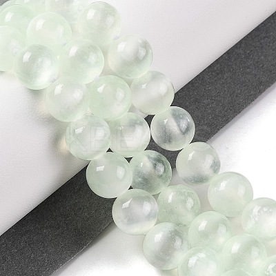 Natural Selenite Beads Strands G-C142-01B-06-1