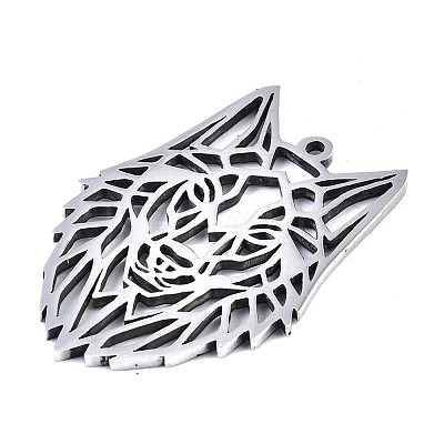Non-Tarnish 304 Stainless Steel Pendants STAS-T059-24P-1