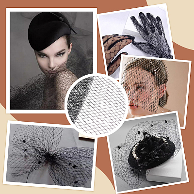 2M Deco Mesh Ribbons SRIB-WH0011-177B-1