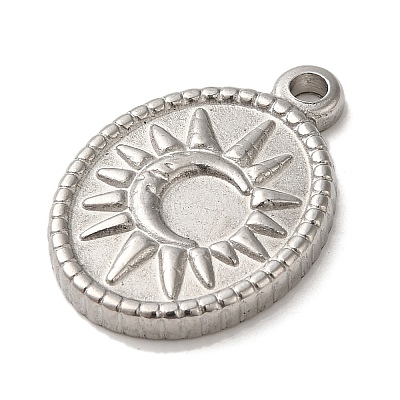 Non-Tarnish 304 Stainless Steel Pendants STAS-R223-21-1