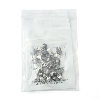 30Pcs 2 Colors Tibetan Style Alloy European Beads TIBEB-FS0001-19-1