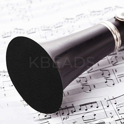 2PCS Cloth with Soft Nap Mute Cap AJEW-GF0003-54A-1