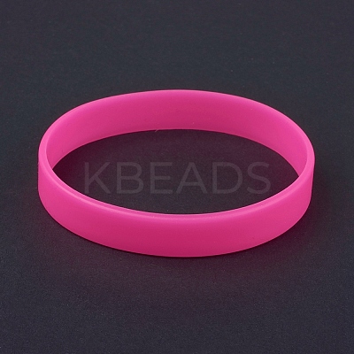 Silicone Wristbands Bracelets BJEW-J176-18-1