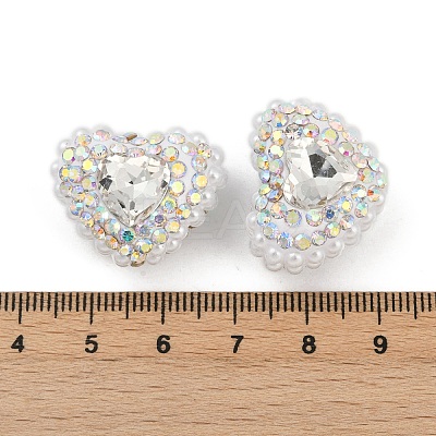 Polymer Clay Glass Rhinestone Beads CLAY-NH0001-13E-1