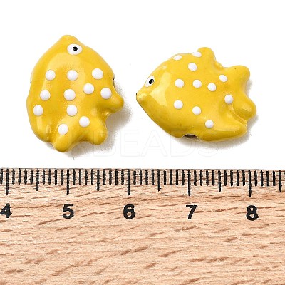 Handmade Porcelain Beads PORC-K010-06H-1