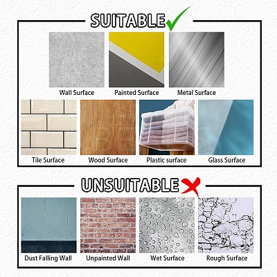 Translucent PVC Self Adhesive Wall Stickers STIC-WH0021-013-1