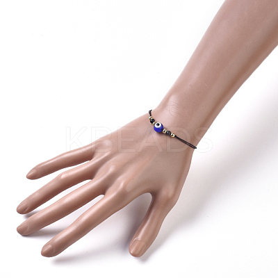 Fashion Braided Bead Bracelets BJEW-JB04835-02-1