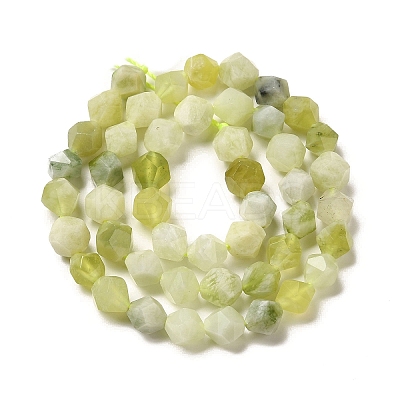 Natural New Jade Beads Strands G-K382-A08-02-1