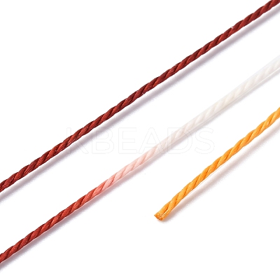 Segment Dyed Twisted Waxed Polyester Cord YC-C003-01D-1