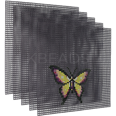 Square Plastic Pegboards used for DIY Fuse Beads LS-KY-WH0816-003-1
