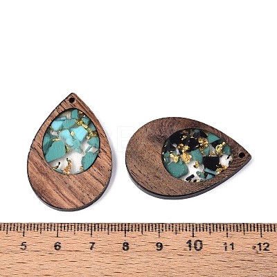 Wood & Resin Pendant WOOD-H104-23-05-1