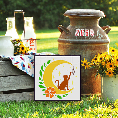 PET Hollow Out Drawing Painting Stencils DIY-WH0391-1027-1