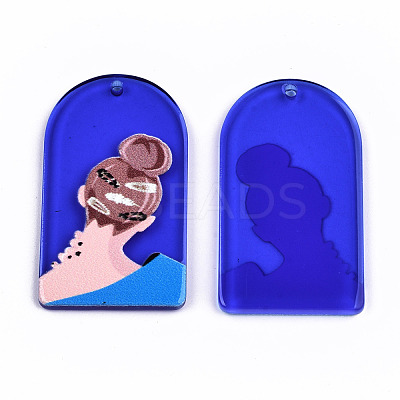 Transparent Acrylic Pendants KY-T022-03-1