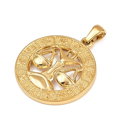304 Stainless Steel Pendants STAS-C131-03G-10-1