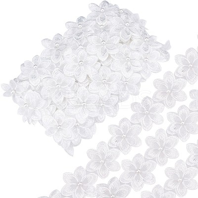 5 Yards Organza Lace Embroidery Costume Accessories DIY-GF0005-18C-1