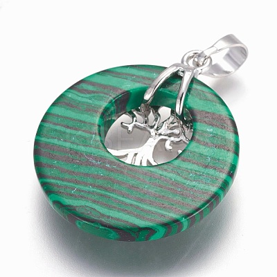 Natural & Synthetic Gemstone Pendants G-F573-C-1
