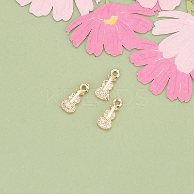 10Pcs Brass Charms KK-V006-05G-03-1