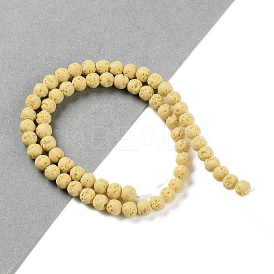 Synthetic Lava Rock Dyed Beads Strands G-H311-08A-05-1