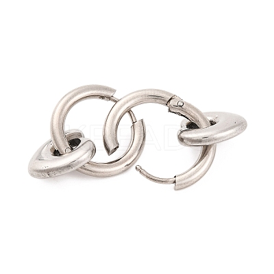 Non-Tarnish 304 Stainless Steel Hoop Earrings for Women LS-EJEW-Z057-14P-03-1