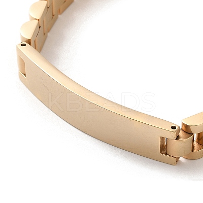 304 Stainless Steel Bracelets BJEW-I129-I-G-1