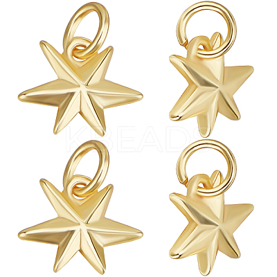 20Pcs Brass Charms KK-BBC0017-25-1