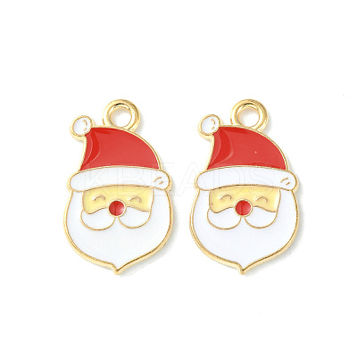Christmas Alloy Enamel Pendants ENAM-D047-10LG-03-1