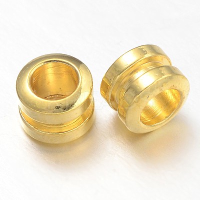 Brass Spacer Beads KK-E738-63G-1