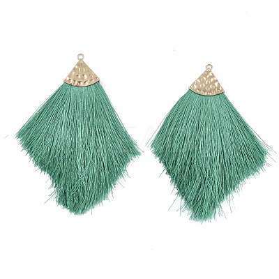 Polyester Tassel Big Pendant Decorations FIND-T042-03-1