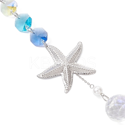 Glass Hanging Suncatchers HJEW-JM04579-01-1