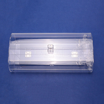 Acrylic Jewelry Organizer Necklaces Stand AJEW-WH0258-116-1