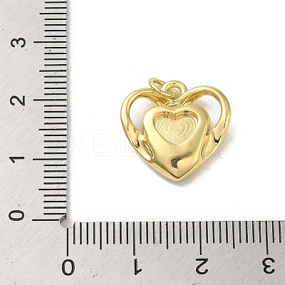 Rack Plating Brass Enamel Pendants KK-H473-06G-01-1