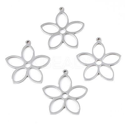 Non-Tarnish 201 Stainless Steel Pendants STAS-N098-049P-1