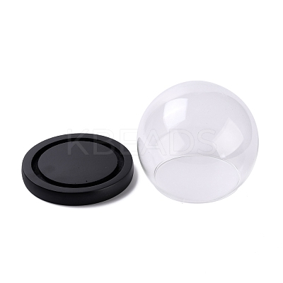 High Borosilicate Glass Cloche Globe Display Dome ODIS-F007-01B-1
