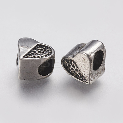 Ion Plating(IP) 304 Stainless Steel European Beads STAS-J022-093AS-1