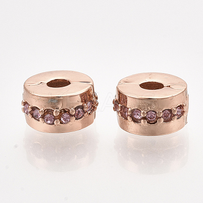 Alloy European Clasps PDLC-S001-07B-RG-1