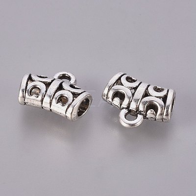 Tibetan Style Alloy Hangers TIBEP-QA785-AS-LF-1