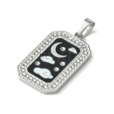 304 Stainless Steel Pendants STAS-C101-08P-05-1