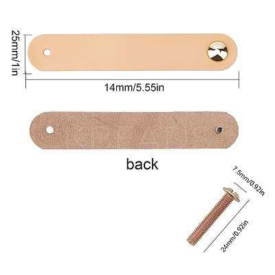 PU Leather Door Handles FIND-WH0052-53C-1