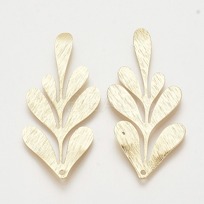 Brass Big Pendants X-KK-T027-73G-1