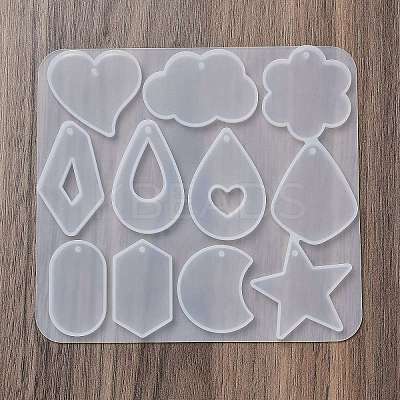 Geometry Earrings Pendants DIY Silicone Mold LS-DIY-Q033-01B-1