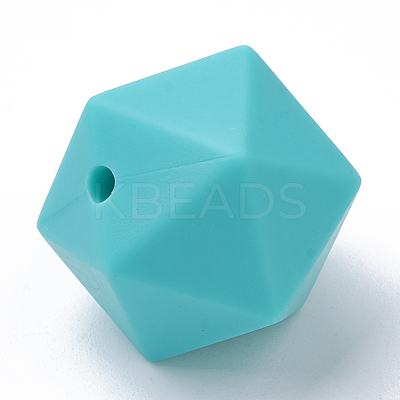 Food Grade Eco-Friendly Silicone Focal Beads SIL-T048-14mm-06-1