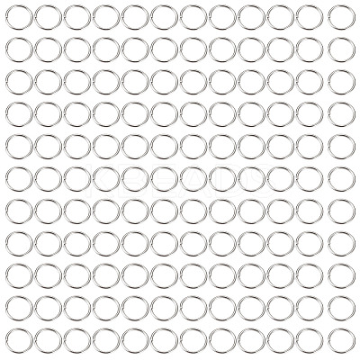 304 Stainless Steel Open Jump Rings STAS-TA0002-99B-1
