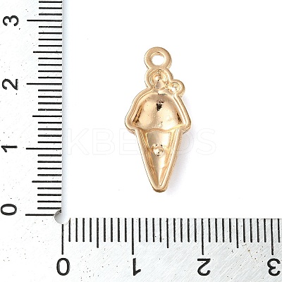 Light Gold Plated Alloy Enamel Pendants ENAM-U001-02C-KCG-1